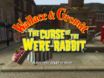 Wallace & Gromit The Curse of The Were-Rabbit (USA) screen shot title